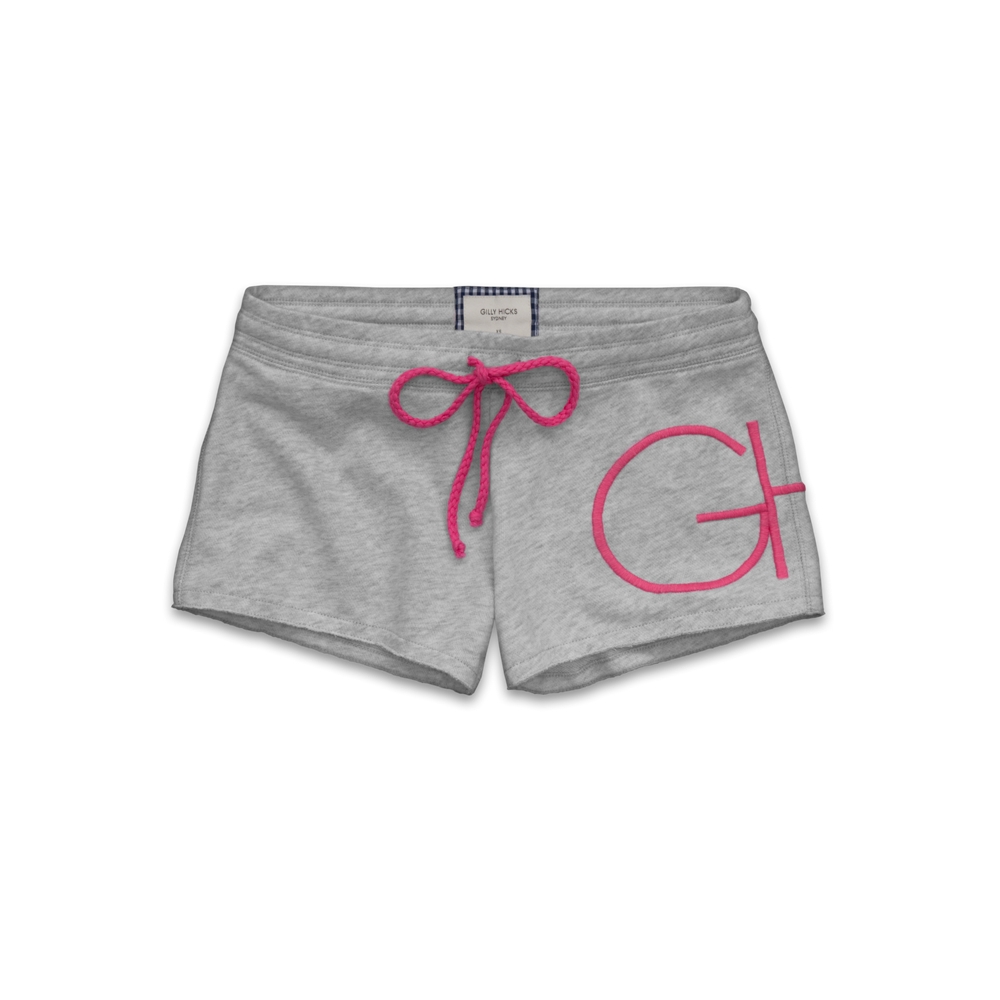 Womens Largescale Graphic Knit Shorts