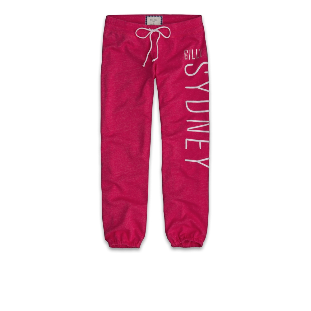 Womens Gilly Hicks Banded Crop Sweatpants
