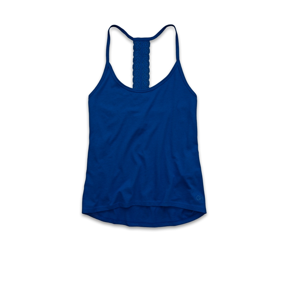Womens Lace Racerback Tank