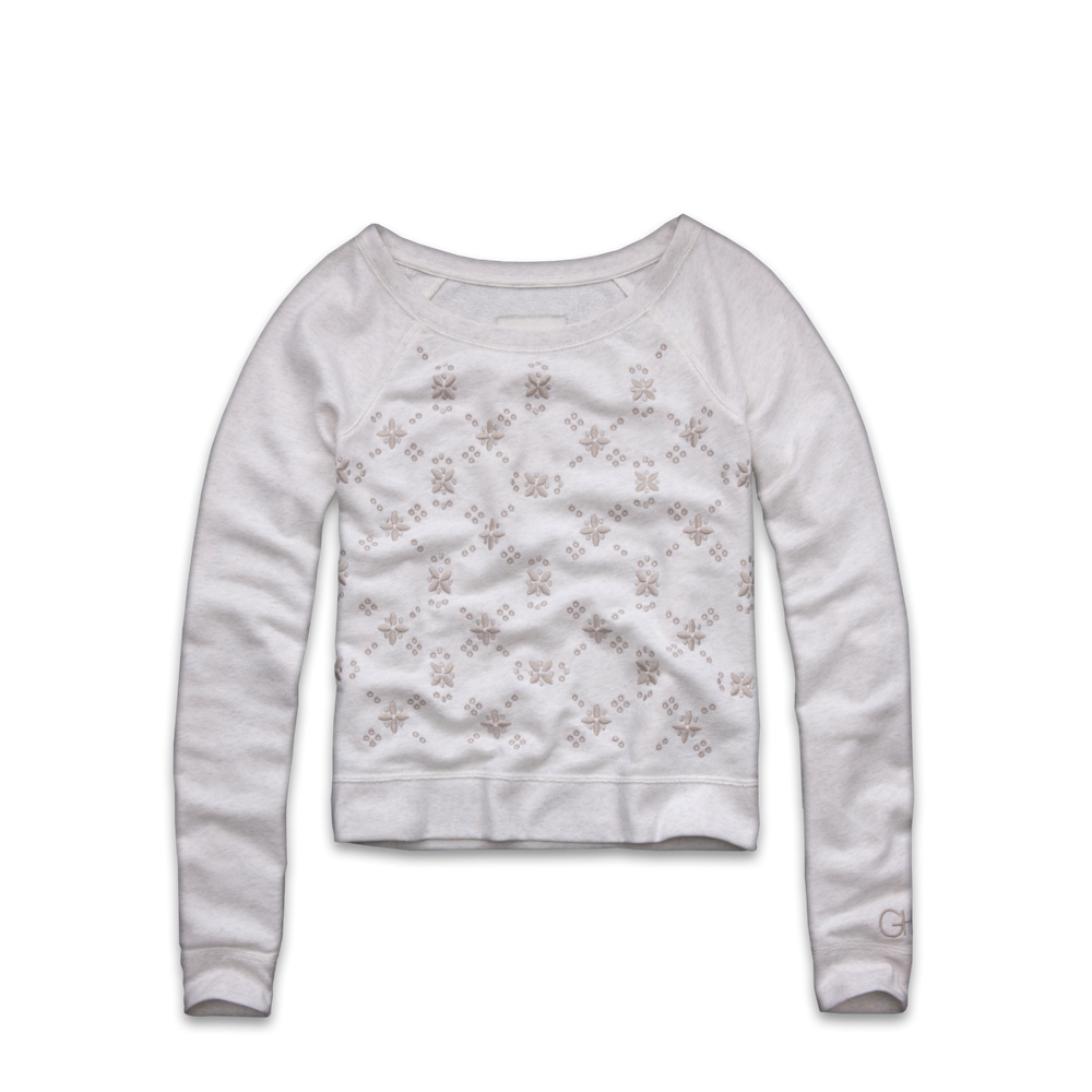 Womens Embroidered Sweatshirt
