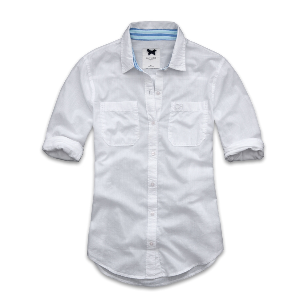 Womens Classic Button-Down Shirt