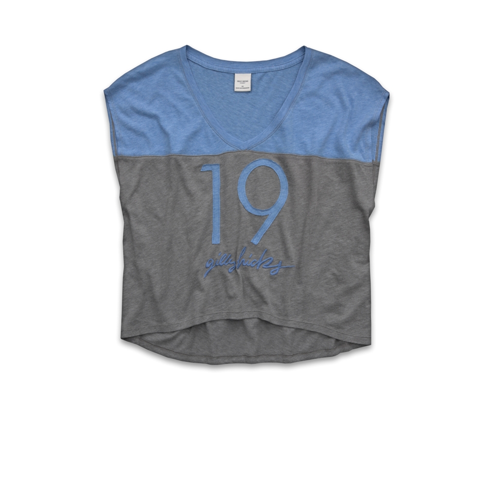 Womens Colorblocked Sporty Tee