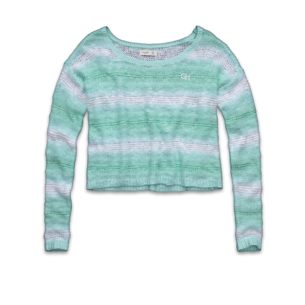Womens Ombre Stripe Sweater