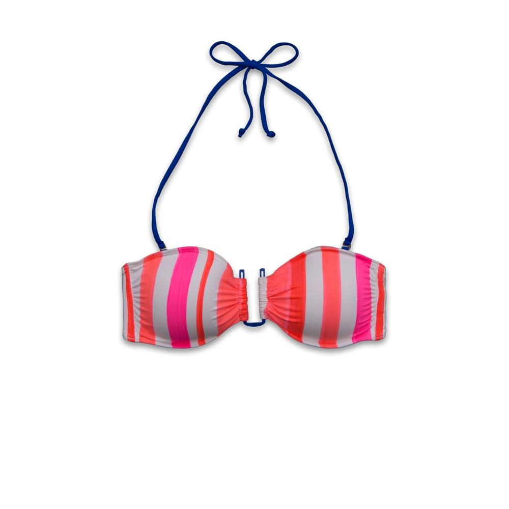 Womens U-Ring Bandeau Swim Top