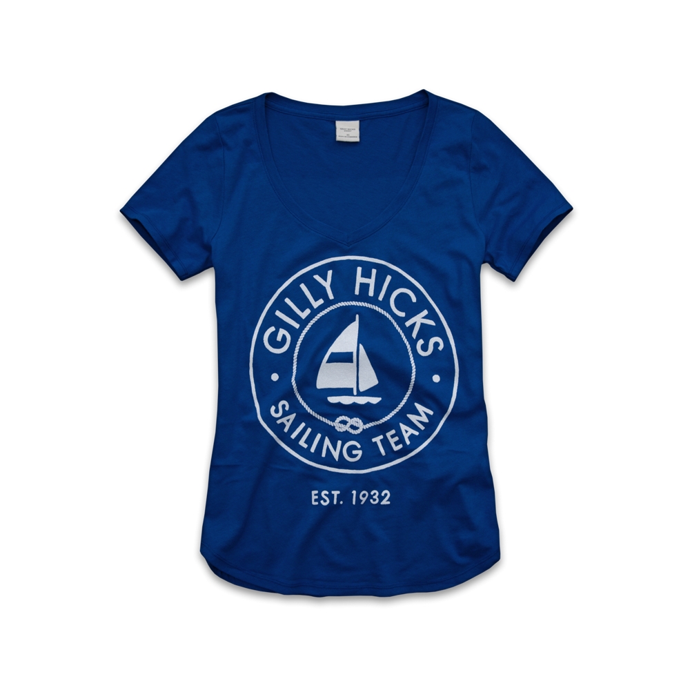 Womens Club Crest Graphic Tee