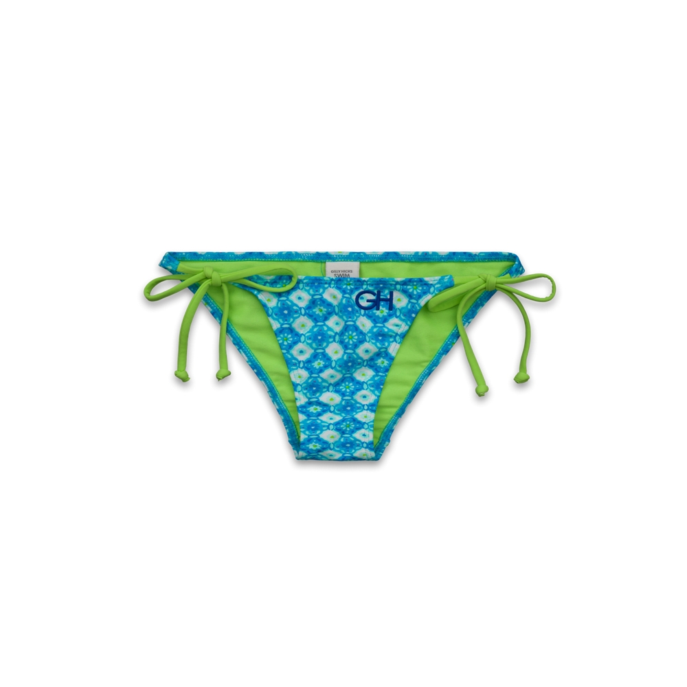 Womens Vintage Print Swim Bottom