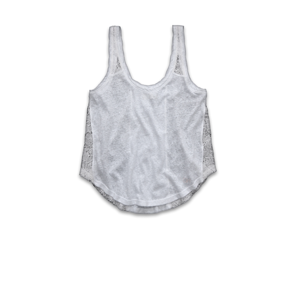 Womens Lace Panel Tank