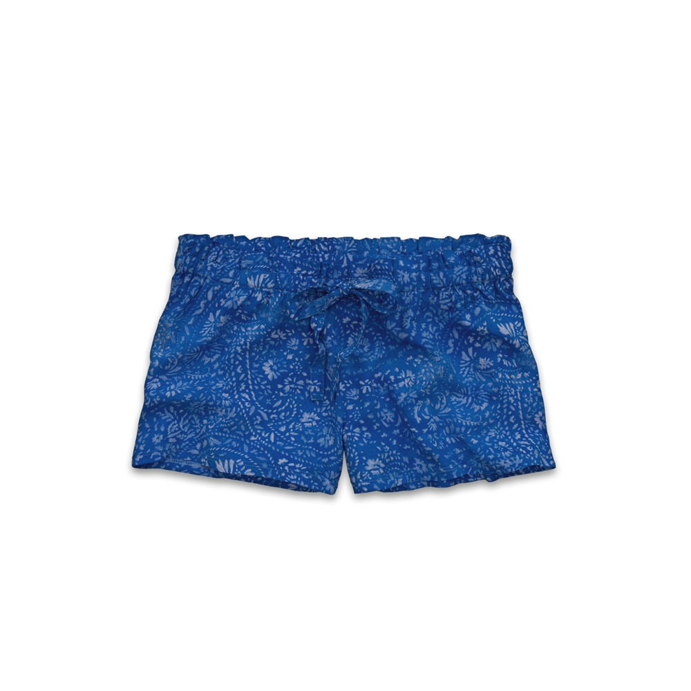 Womens Printed Sleep Shorts