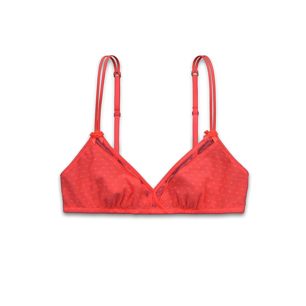 Womens Unlined Mesh Bralette
