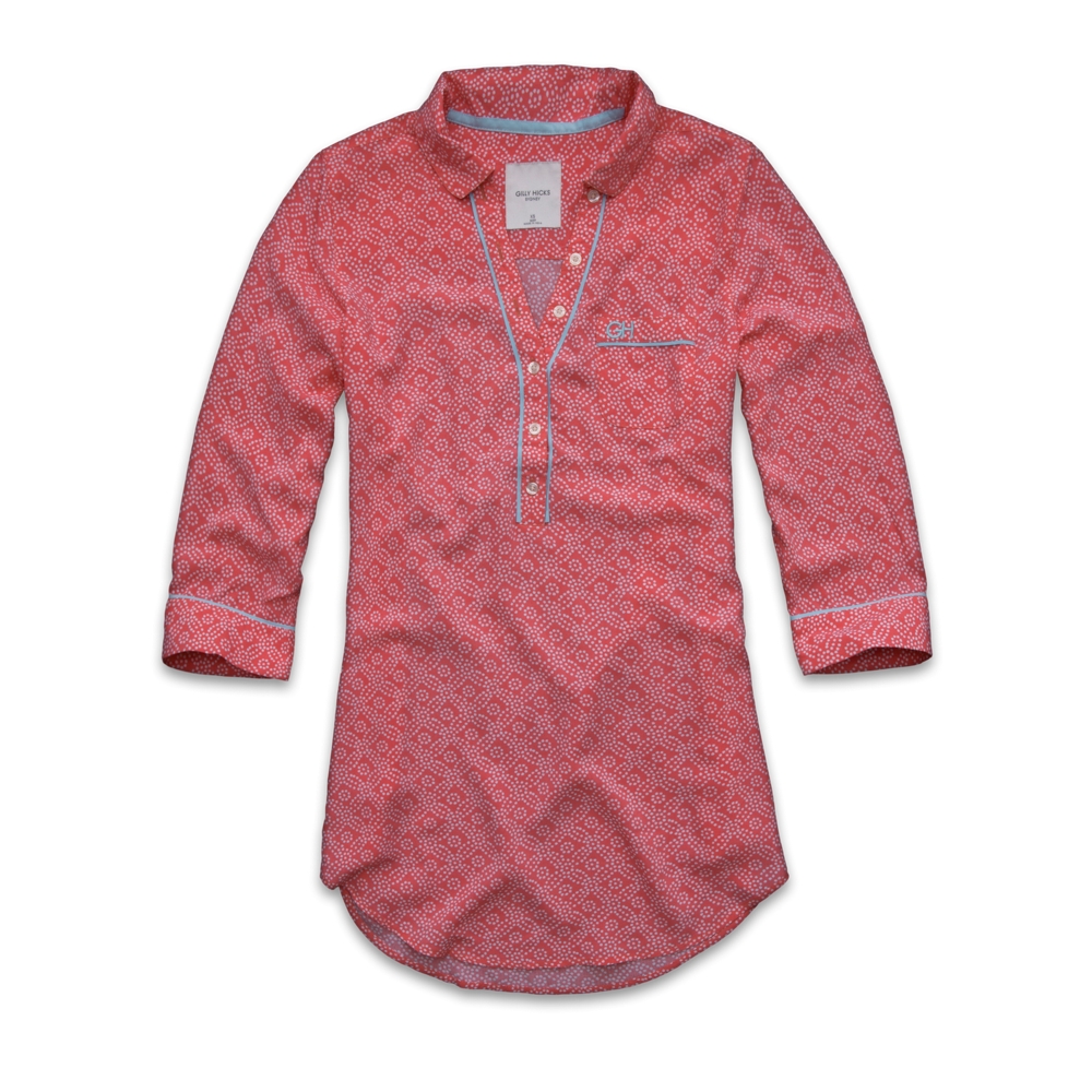 Womens Menswear Sleep Dress