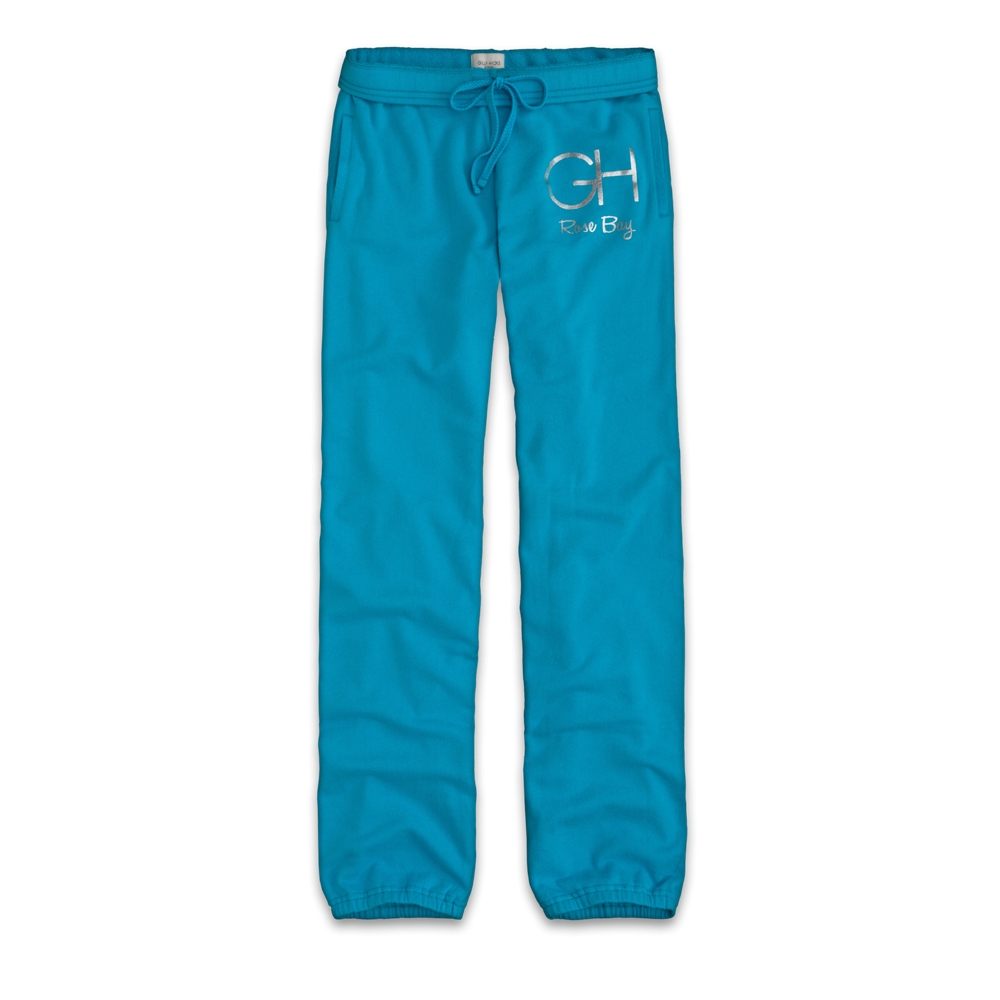 Womens Gilly Hicks Banded Boyfriend Sweatpants