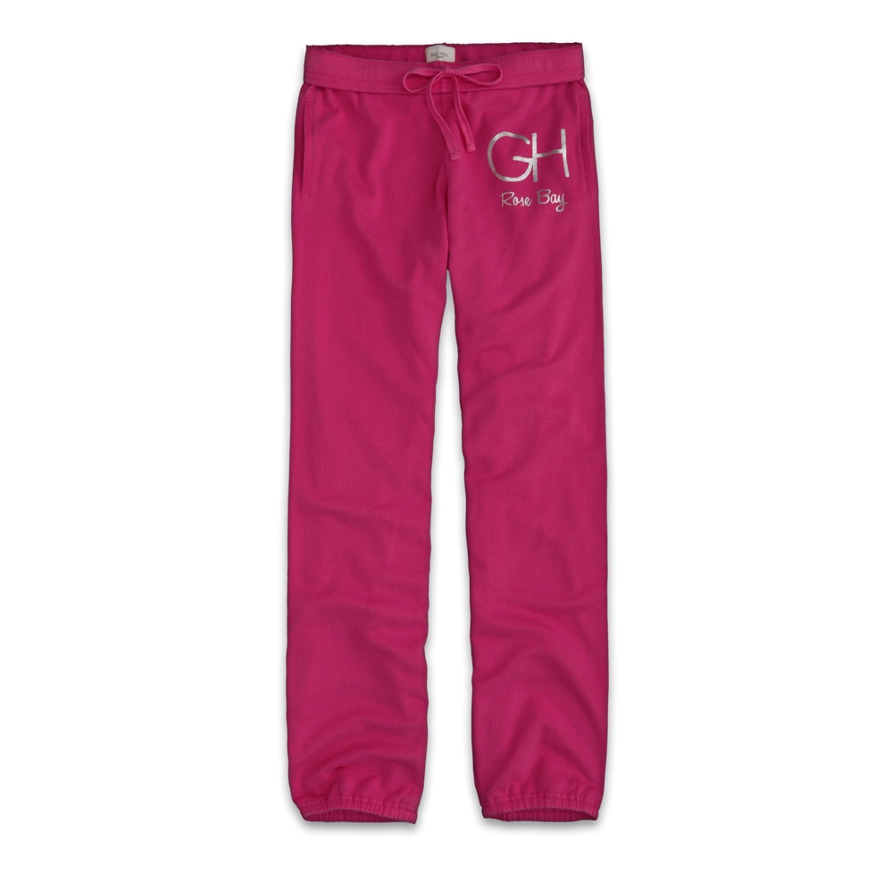 Womens Gilly Hicks Banded Boyfriend Sweatpants