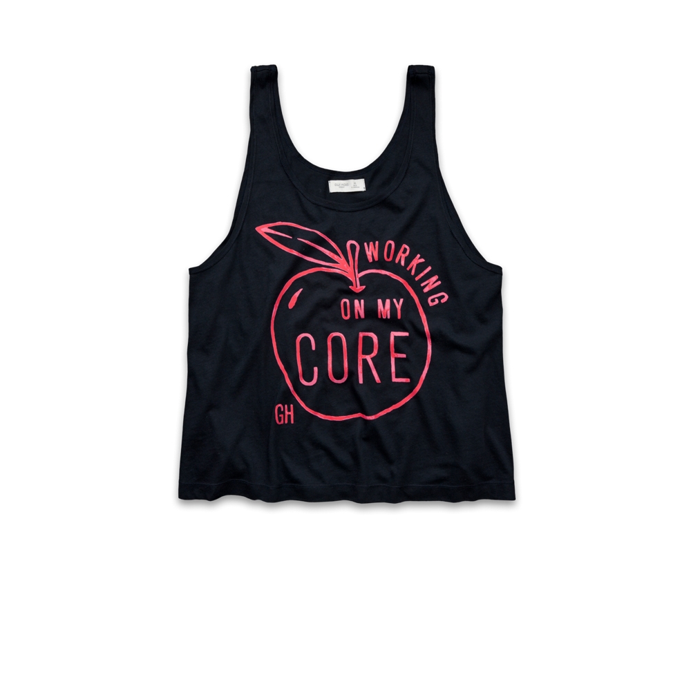Womens Cheeky Statement Graphic Tank