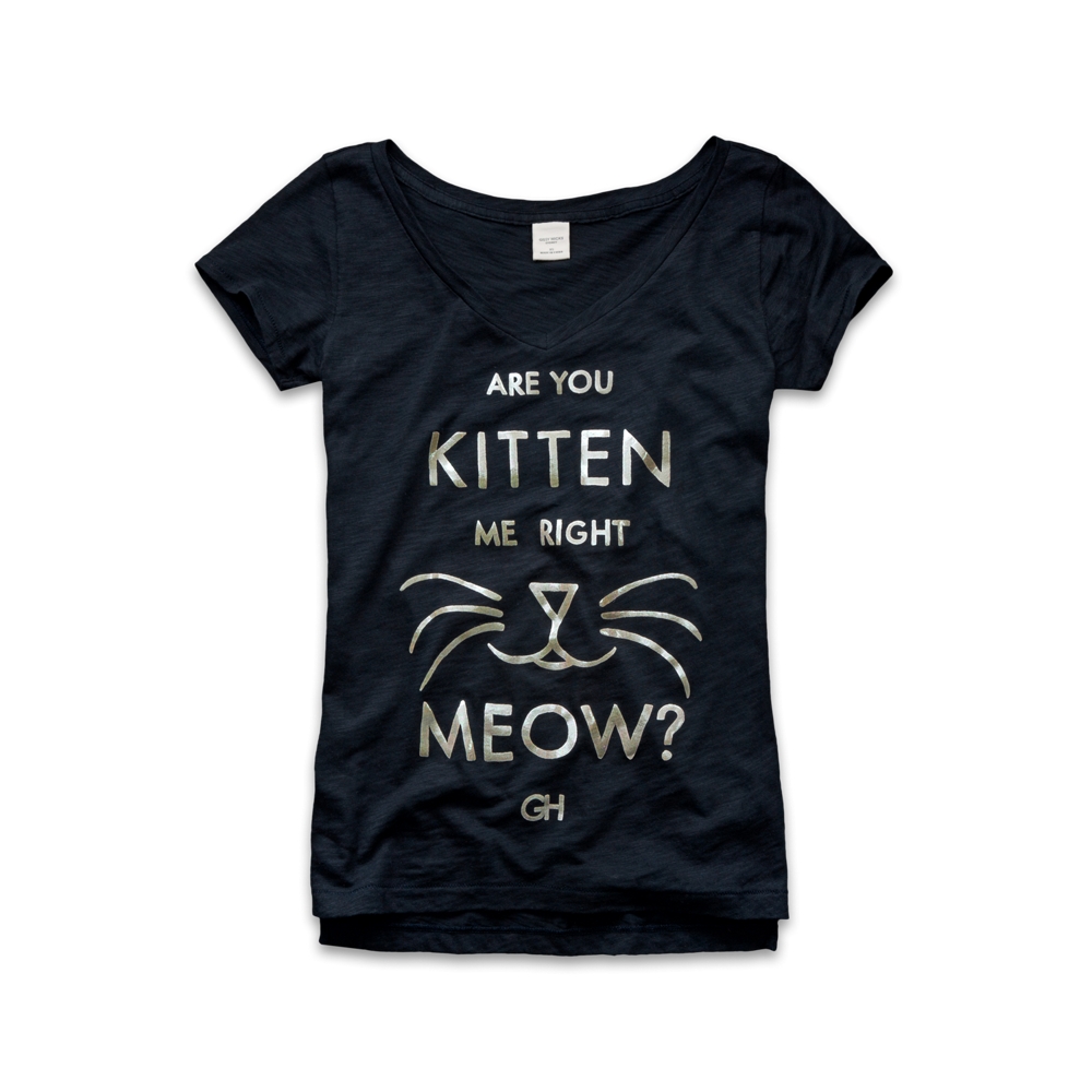 Womens Cheeky Statement Graphic Tee