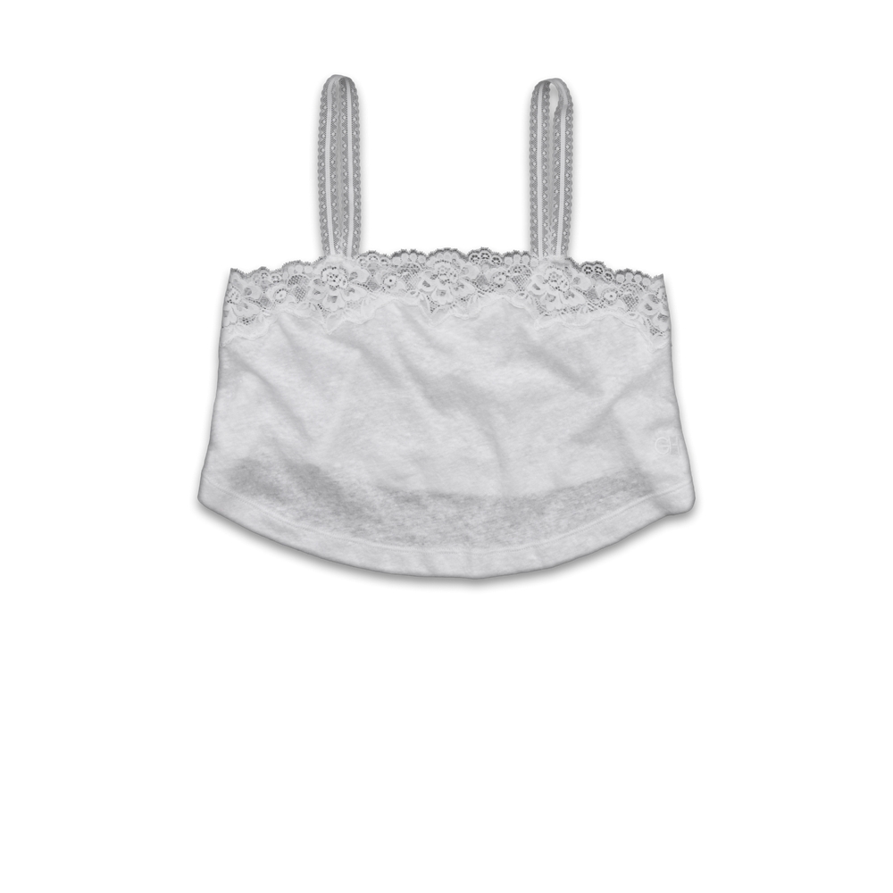 Womens Lace Cropped Tank