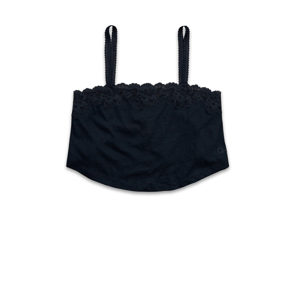 Womens Lace Cropped Tank