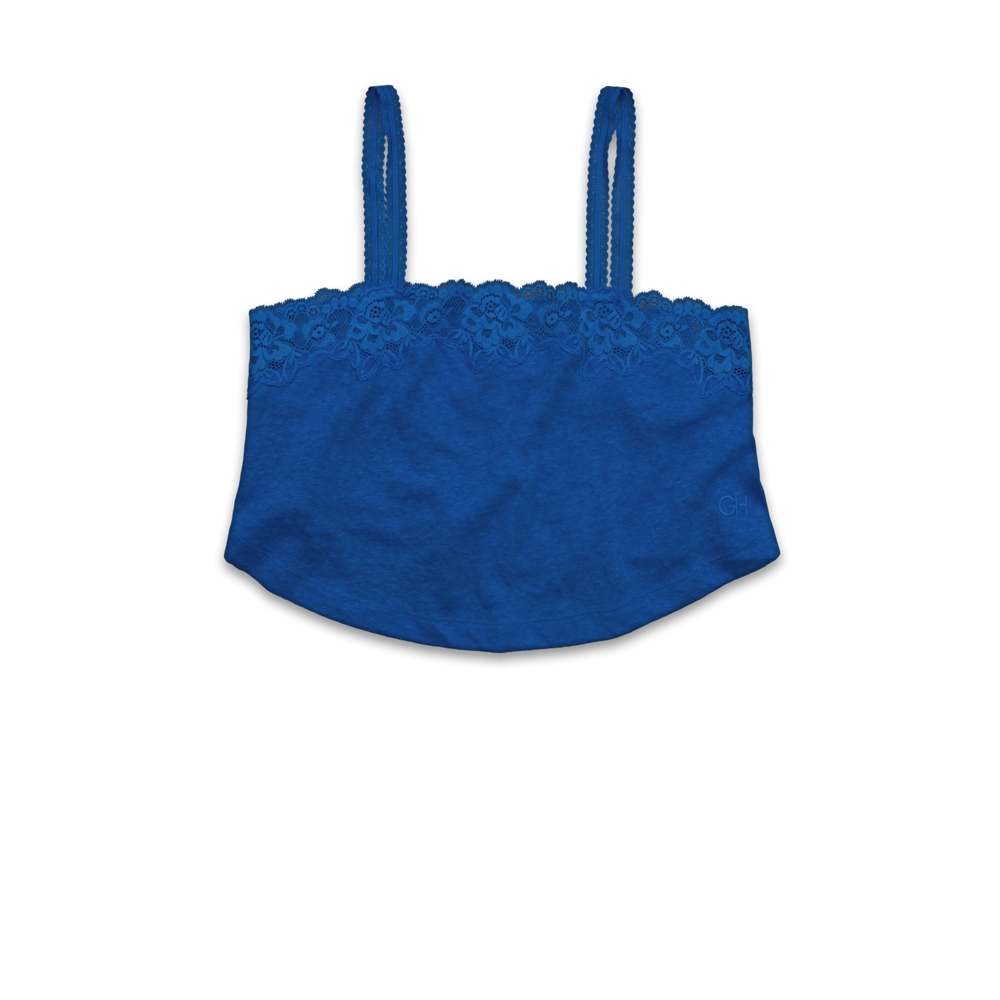 Womens Lace Cropped Tank