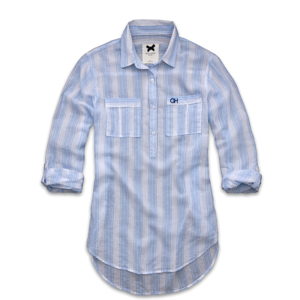 Womens Popover Swim Cover Up