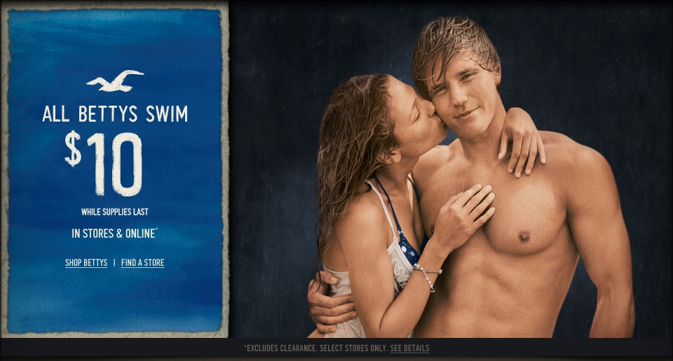 All Bettys swim is $10 for a limited time!