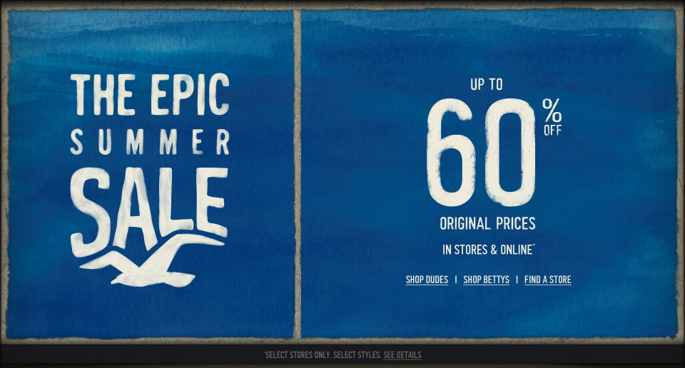 The entire Hollister Co. Store is up to 50% off in stores and online!