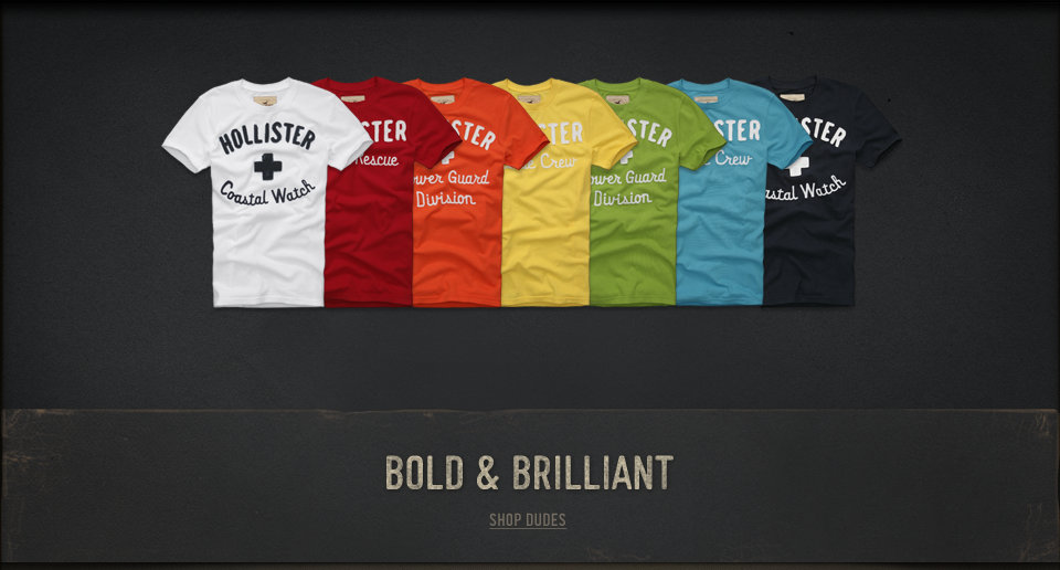 Hollister Co. is Bold & Brilliant this Summer in the Season's hottest colors!  In stores & online now!
