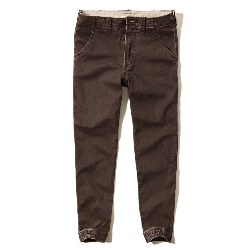 Hollister Herringbone Twill Jogger Pants