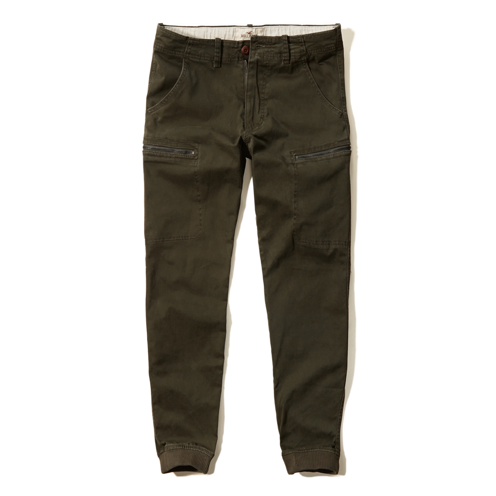 hollister cargo joggers