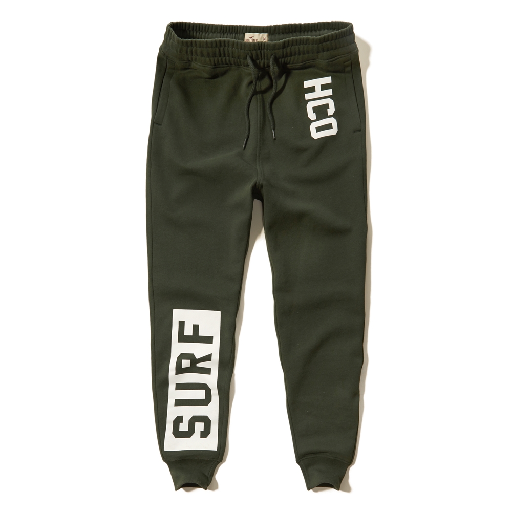 hollister army joggers