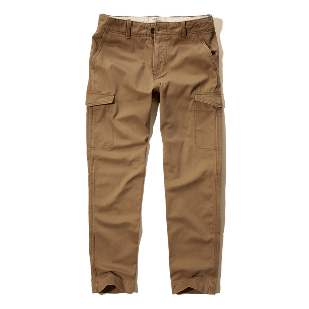 hollister brown cargo pants