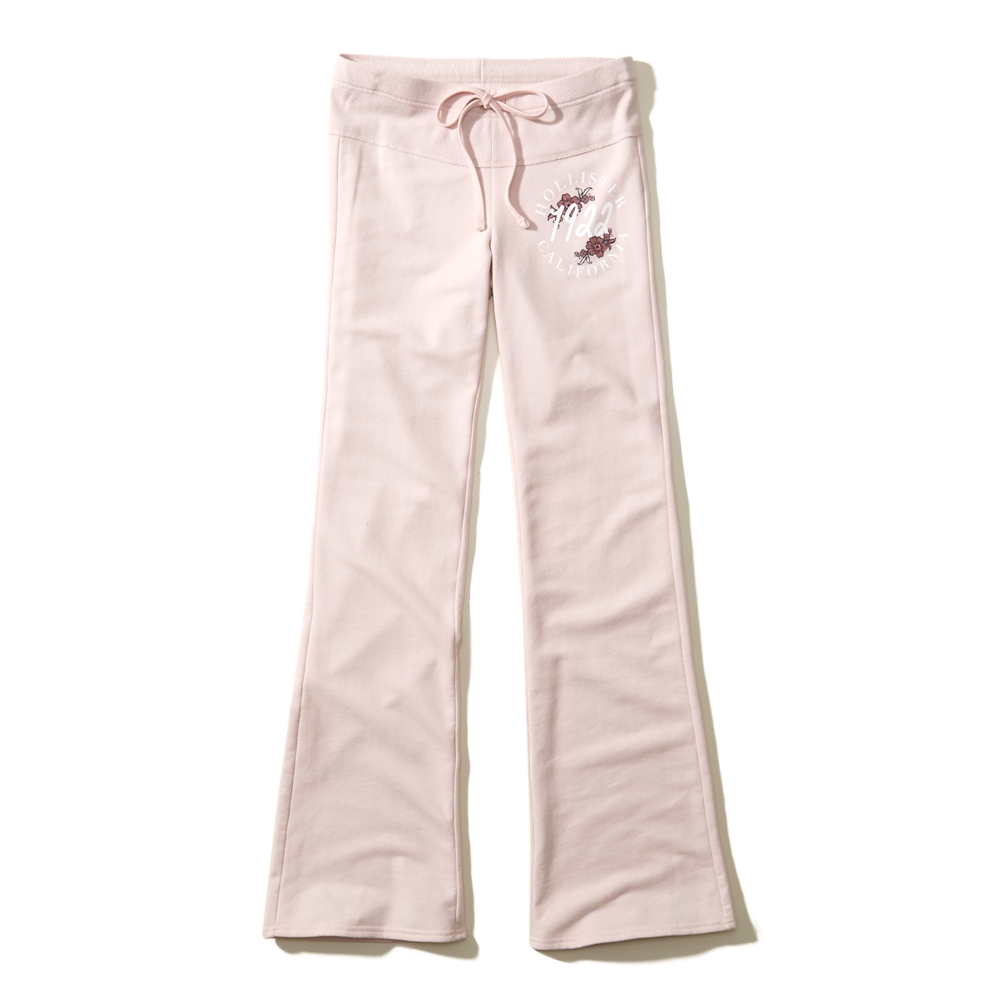 hollister white sweatpants