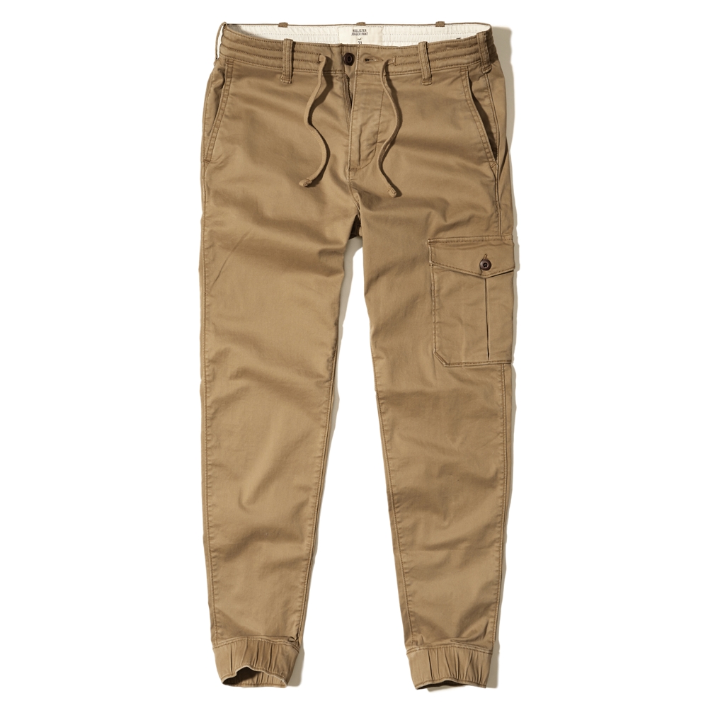 hollister army joggers