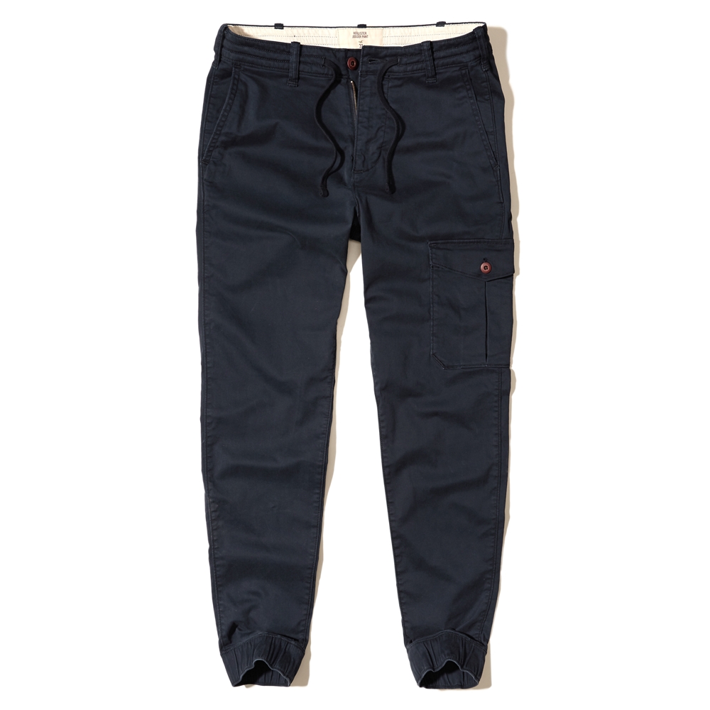 hollister army joggers