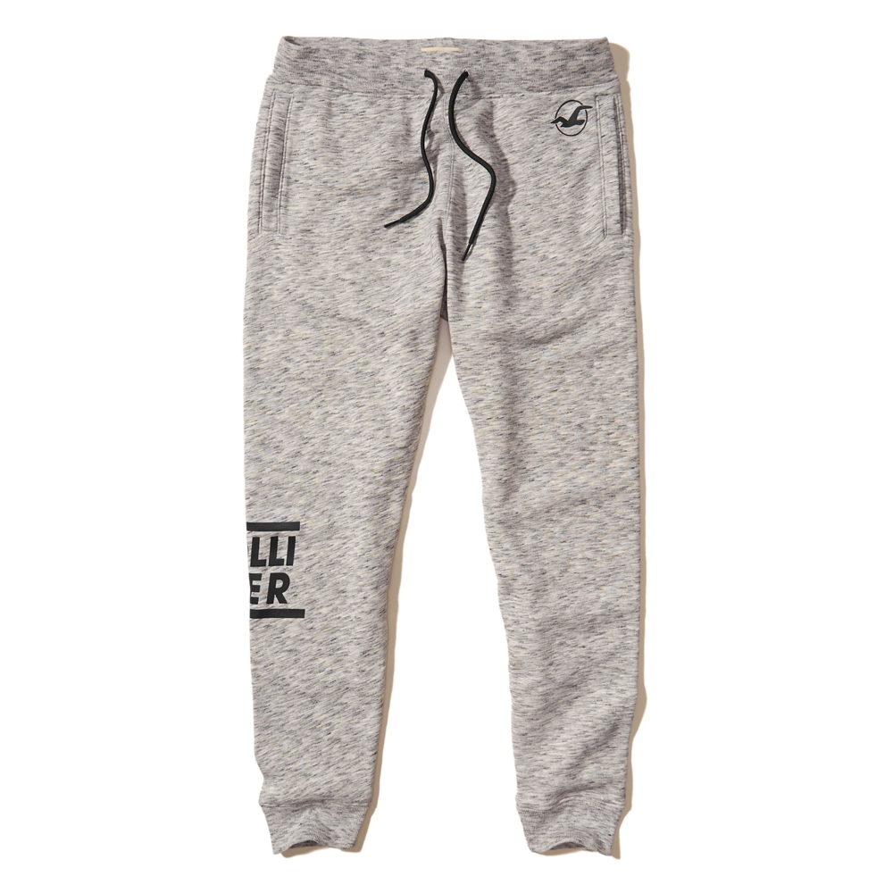 white hollister joggers