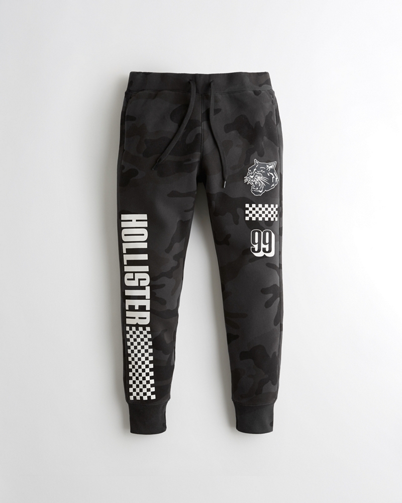 hollister mens skinny joggers