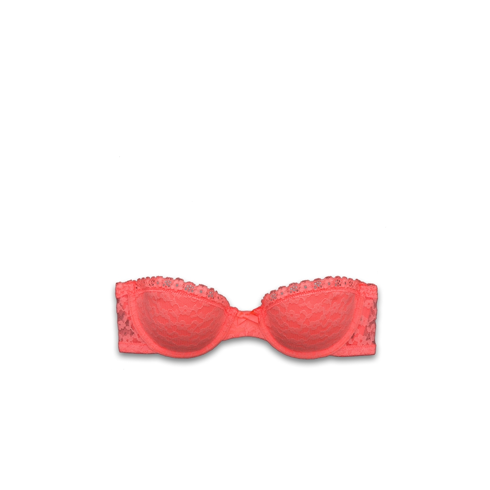 Girls Gilly Hicks Lightly Lined Lace Strapless Bra