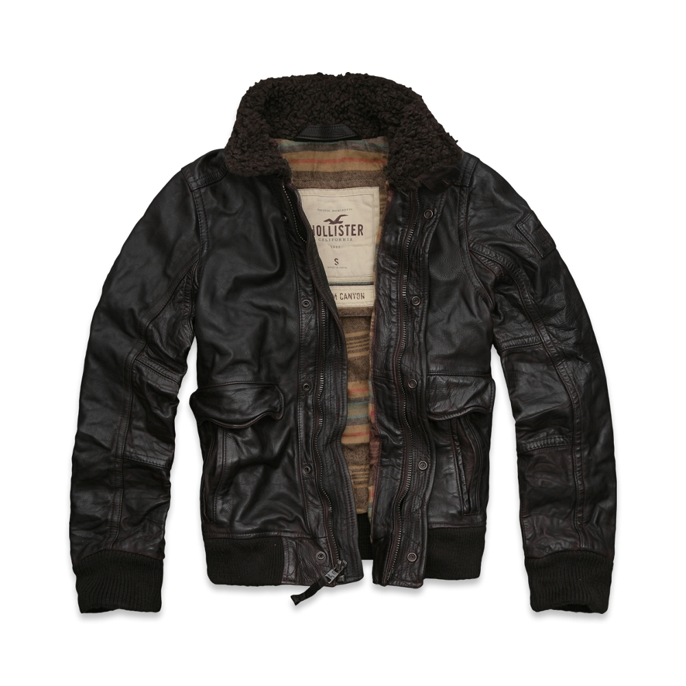 Boys Palm Canyon Leather Jacket