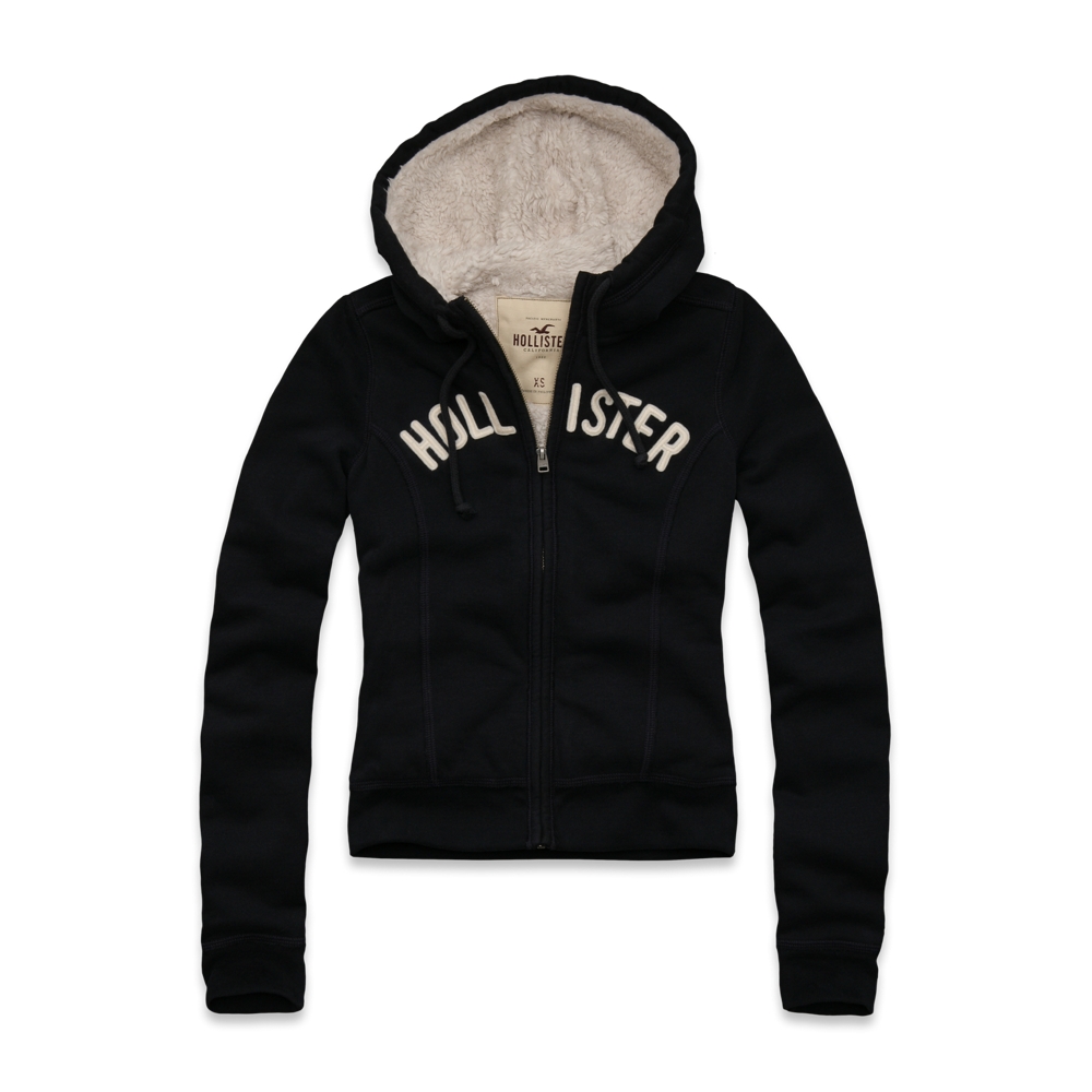 Girls White Point Hoodie