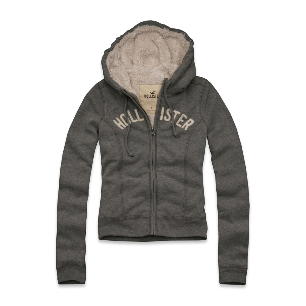 Girls White Point Hoodie
