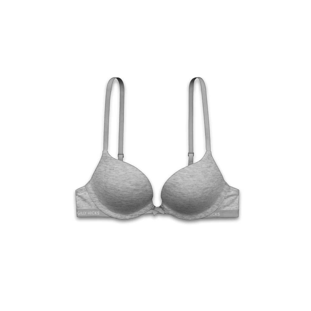 Girls Perfect Push 'Em Up Cotton Plunge Bra