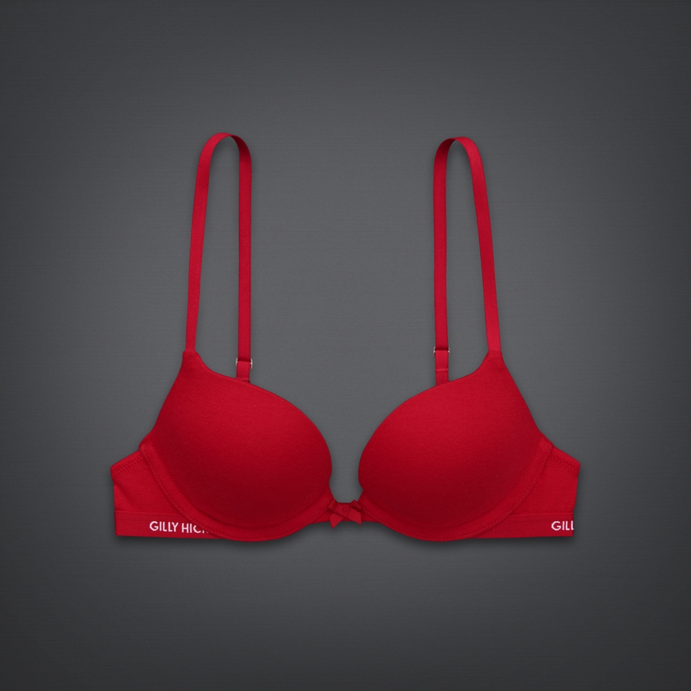Girls Perfect Push 'Em Up Cotton Plunge Bra