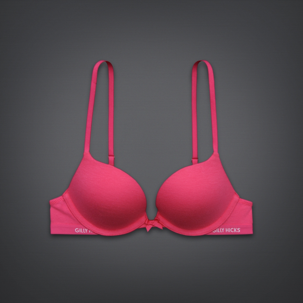 Girls Perfect Push 'Em Up Cotton Plunge Bra
