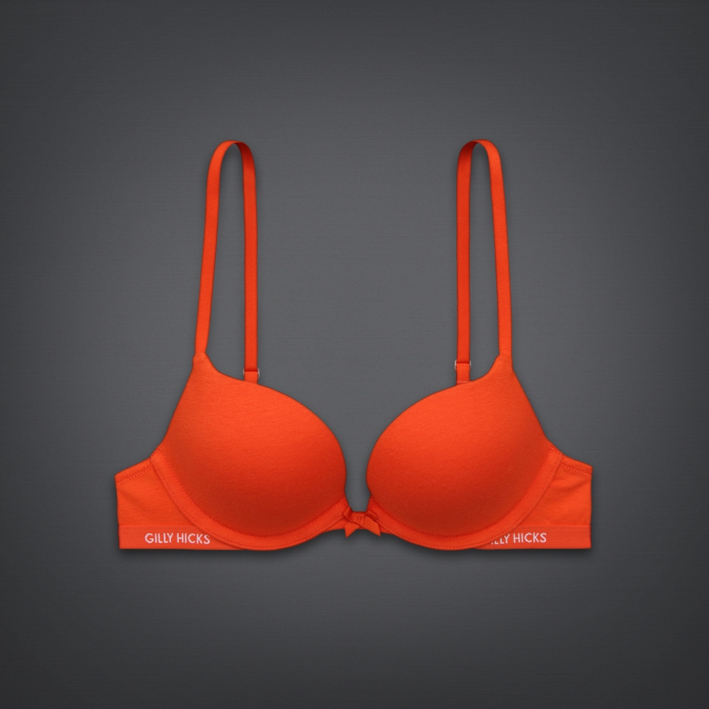 Girls Perfect Push 'Em Up Cotton Plunge Bra