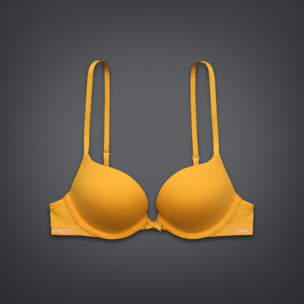 Girls Perfect Push 'Em Up Cotton Plunge Bra