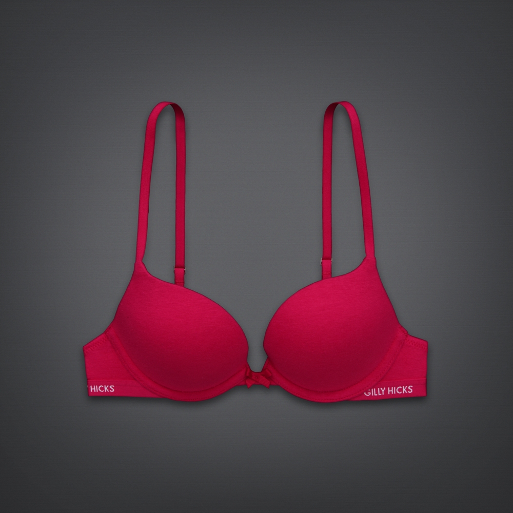 Girls Perfect Push 'Em Up Cotton Plunge Bra