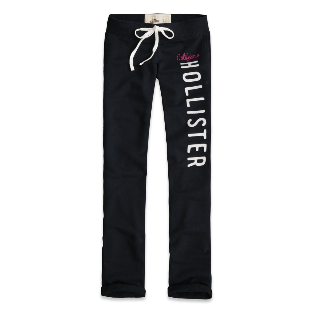 black sweatpants hollister