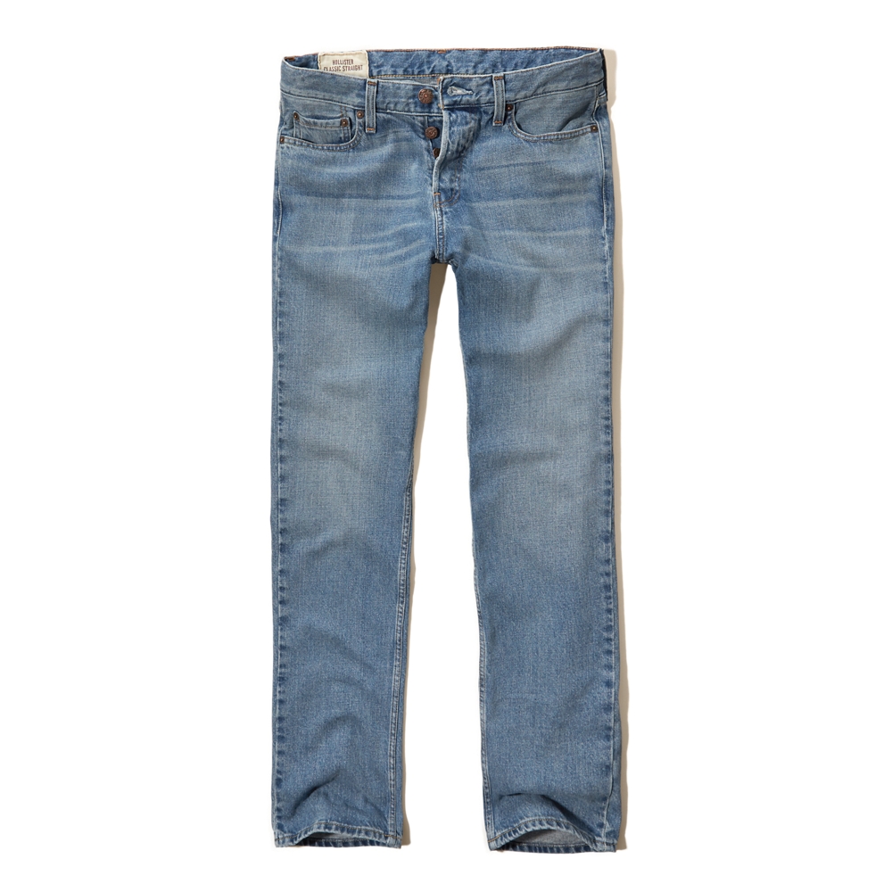 Guys Hollister Classic Straight Jeans