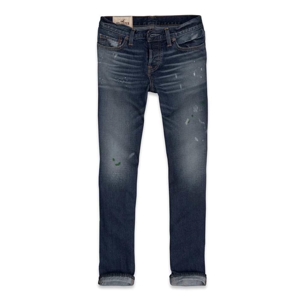 Guys Hollister Slim Straight Jeans