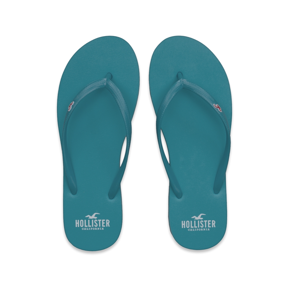 Girls Neon Classic Flip Flops