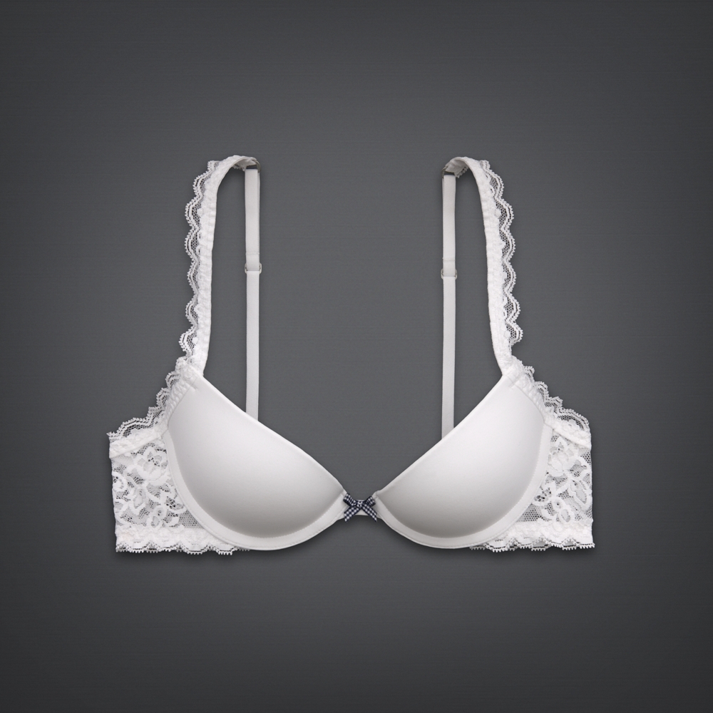 Girls Super Push 'Em Up Lace Plunge Bra