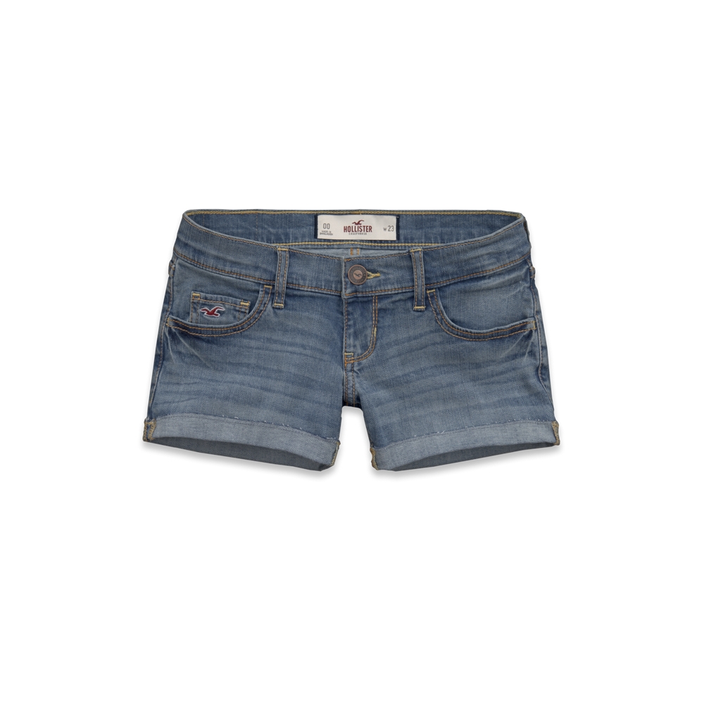 Girls Hollister Low Rise Midi Length Shorts